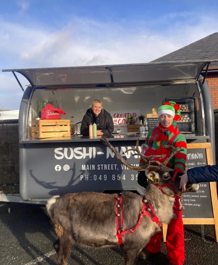 Sushi-Mania Kitchen food trailer for events